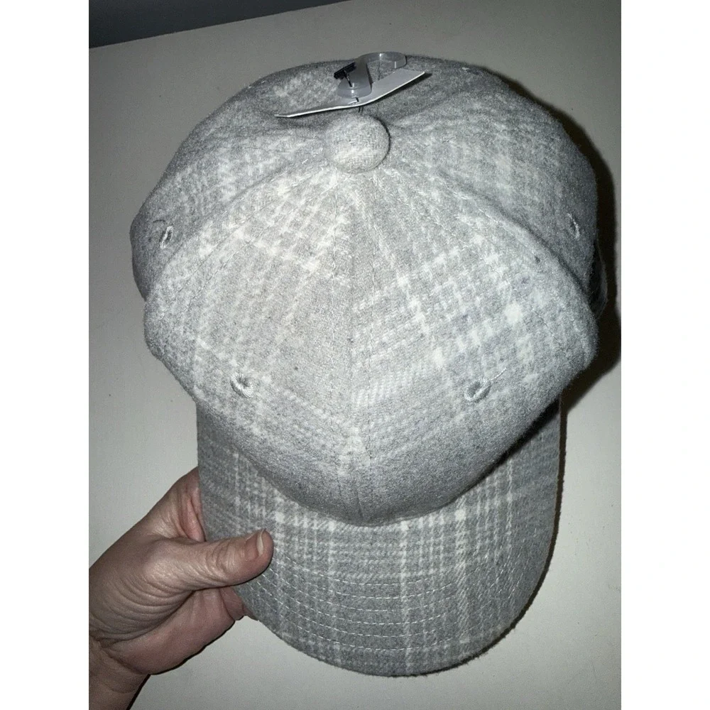 Good Fellow Gray Plaid Cap Adjustable New With‎ Tags